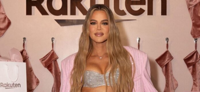 Khloé Kardashian Teases Bikini Body In Sheer Fishnet Dress From SKIMS