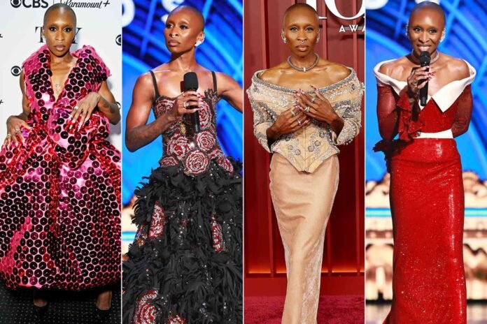 Cynthia Erivo Wears 10 Outfits to Host 2025 Tony Awards