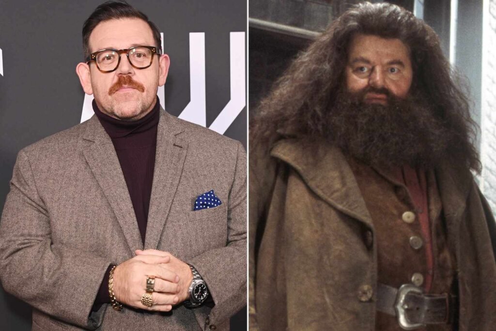 'Harry Potter' Series' Hagrid Star Nick Frost Won't 'Try and Be' Late Robbie Coltrane