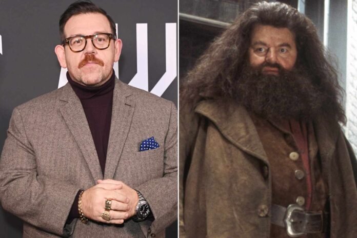'Harry Potter' Series' Hagrid Star Nick Frost Won't 'Try and Be' Late Robbie Coltrane