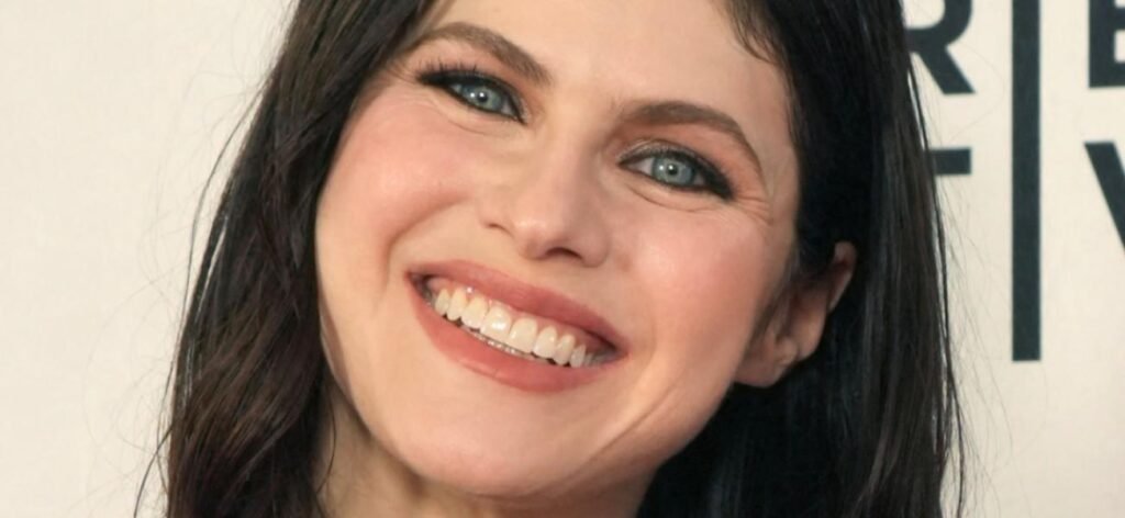Alexandra Daddario In Bikini Pool Float Celebrates The Fourth Of July
