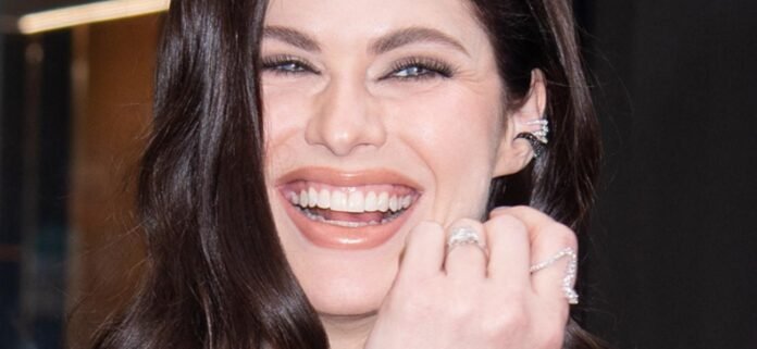 Alexandra Daddario Nearly Pops Out Her Plunging Flesh Bikini From A Pool