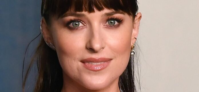 Dakota Johnson Told She Needs 'A Sandwich' In Slinky Braless Dress