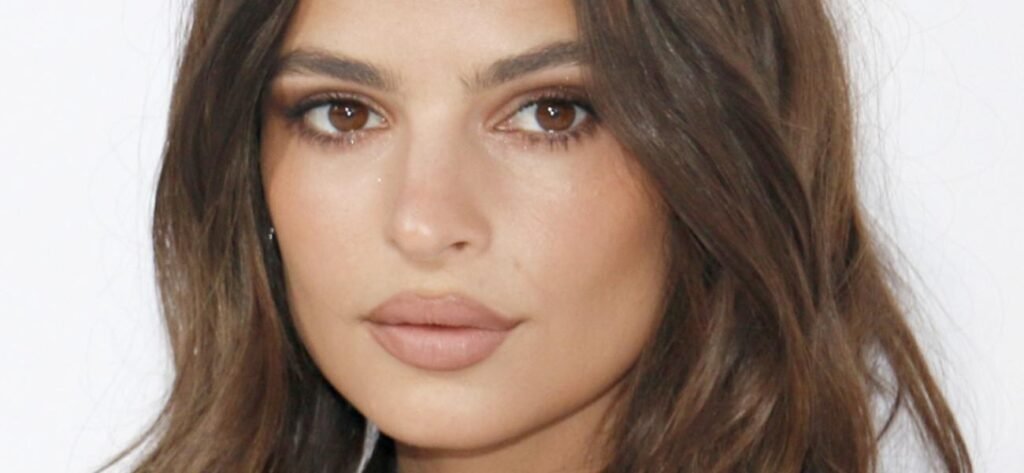 Emily Ratajkowski In Braless Snakeskin Minidress Told She's 'Wife' Material