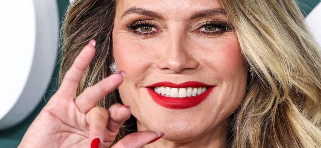 Heidi Klum Impresses In Skimpy Pool Bikini After 'Weight Gain'