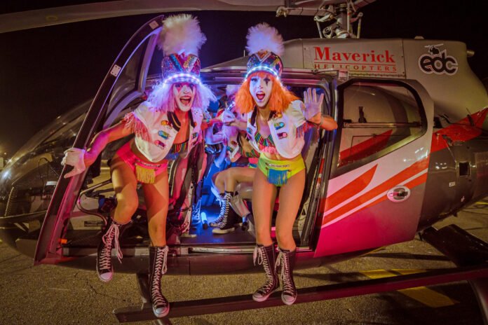 Maverick Helicopters’ Flight Transfers For EDC Las Vegas 2026 Are Now On Sale