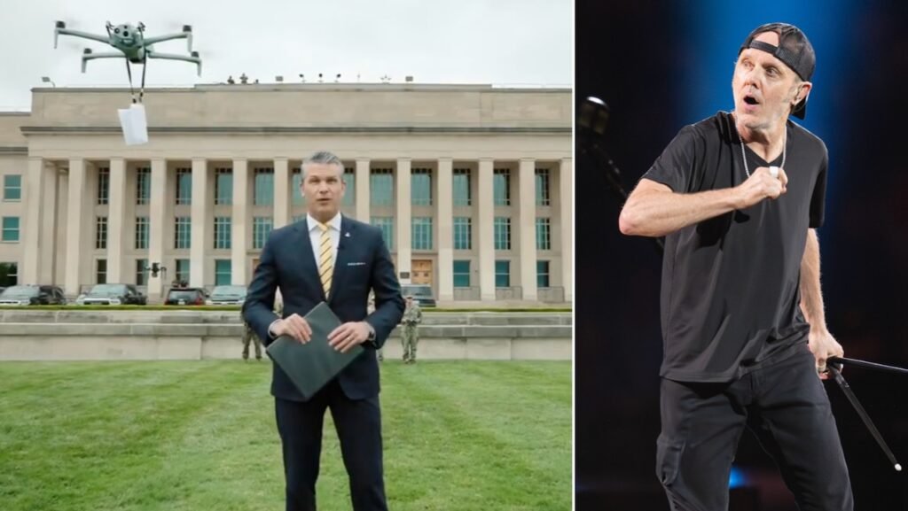 Metallica Force Pentagon to Pull Video Touting Drone Program Over Unauthorized Use of “Enter Sandman”