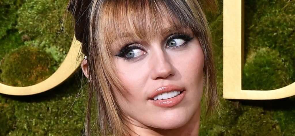 Miley Cyrus Exposes Chest In See-Through Top With Nothing Underneath