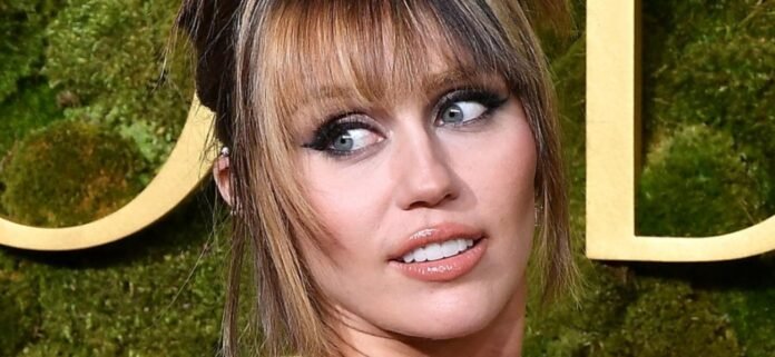 Miley Cyrus Exposes Chest In See-Through Top With Nothing Underneath