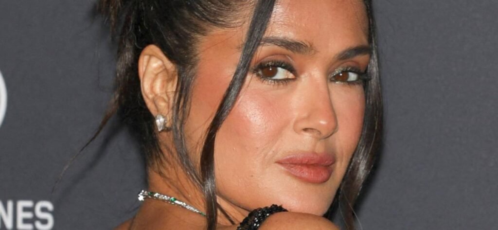 Salma Hayek Dancing Outdoors In String Bikini Has Fans 'Embarrassed For Her'