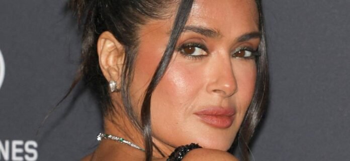 Salma Hayek Dancing Outdoors In String Bikini Has Fans 'Embarrassed For Her'