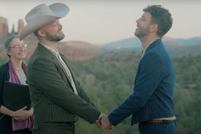 Country Singer Adam Mac Marries Lee Pfund in Scenic Sedona Wedding