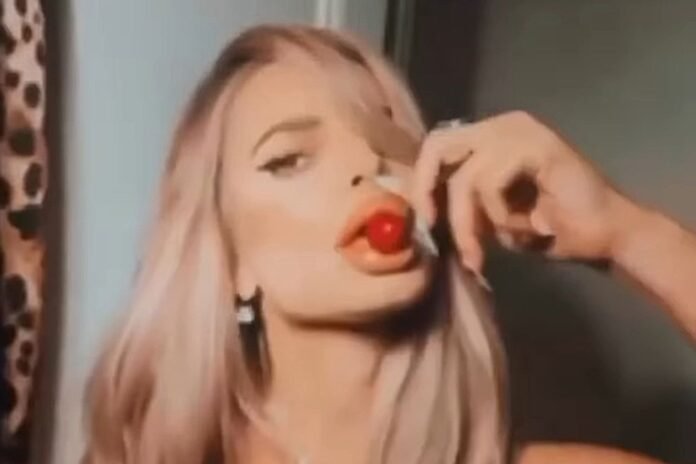 Jessica Simpson Sexily Sucks on a Cherry for 45th Birthday