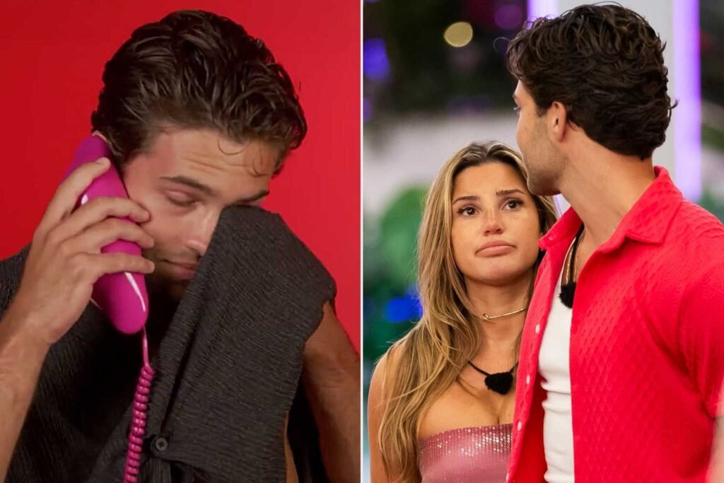 Love Island's TJ Palma Cries Hearing Iris' Final Message Before Dumping