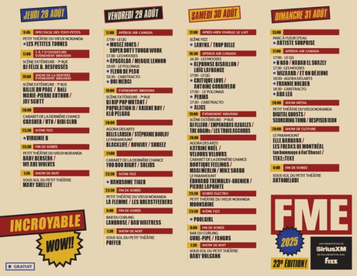 FME 2025 returns to Rouyn-Noranda with bold sounds & over 80 performances