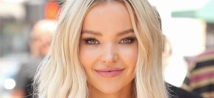 Dove Cameron Shows Off Birthday Cake While Braless With No Underwear On