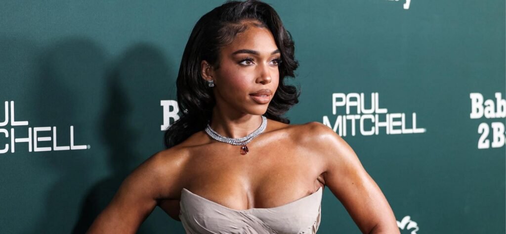 Lori Harvey Shimmers In Champagne Gold Bikini Look