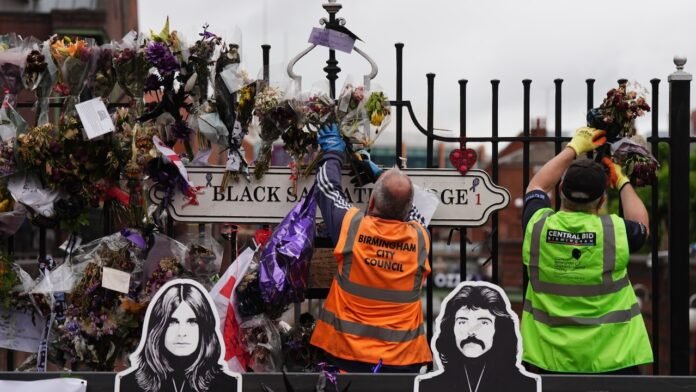 Tributes Left at Ozzy’s Memorial to Be Scattered at His Grave in Birmingham