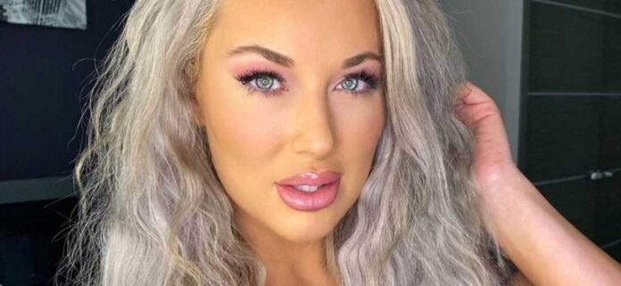 Laci Kay Somers In Busty Blue Dress Labeled ‘Most Plastic Girl On The Internet’