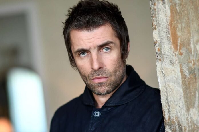 Liam Gallagher Seems to Joke About Snorting Drugs as He's Seen Using Porta-Potty
