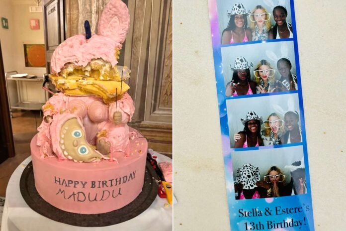 Madonna Recreates Labubu-Themed Birthday Party as Twin Daughters Turn 13