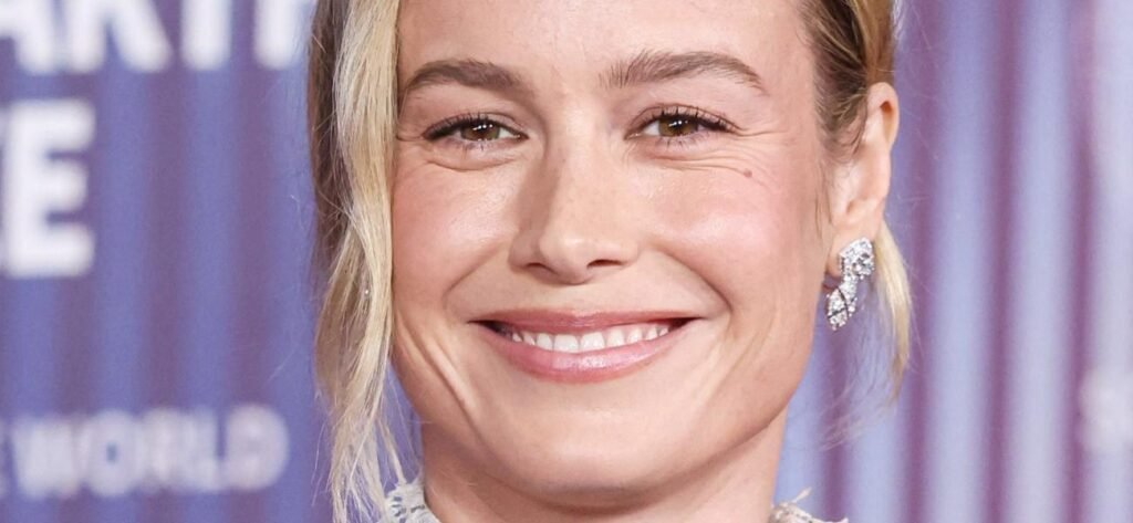 Brie Larson In Plunging Shirtless Blazer Told 'They Need To Be Freed'