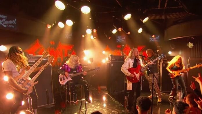 Spinal Tap Bring Four Bassists for Their Performance of “Big Bottom” on Jimmy Kimmel