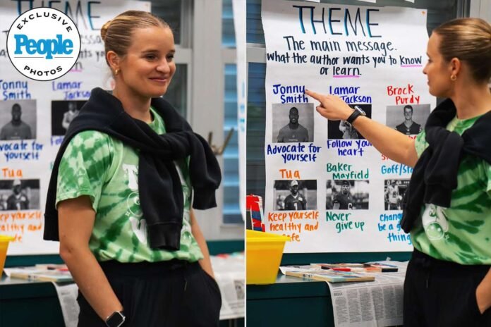 Teacher Hosts Classroom NFL Draft for 3rd Grade Students (Exclusive)