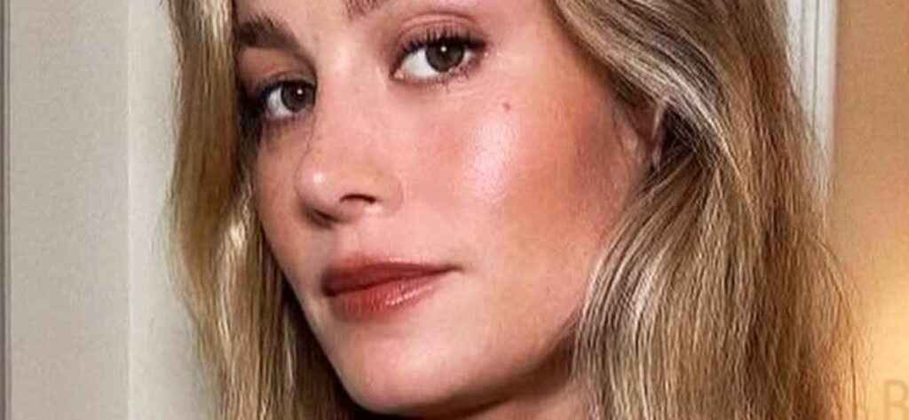 Brie Larson In Plunging Braless Dress Complimented On Her 'Melons'