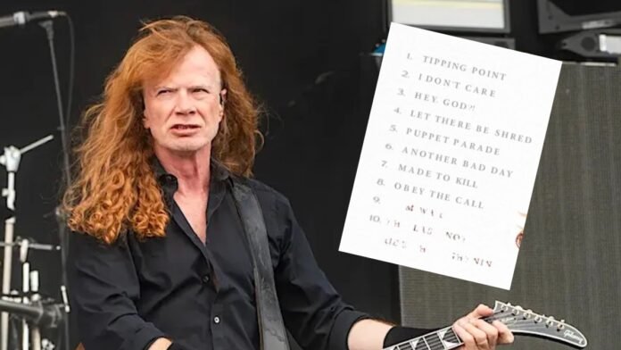 Dave-Mustaine-with-tracklist.jpg Dave Mustaine Apparently Reclaiming Metallica’s “Ride the Lightning” for Final Megadeth Album