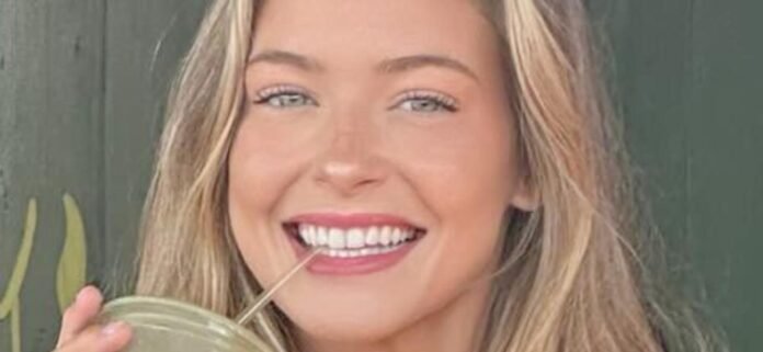 Hannah Palmer Sunkissed In Wet String Bikini Shows Off Her 'Octopus'