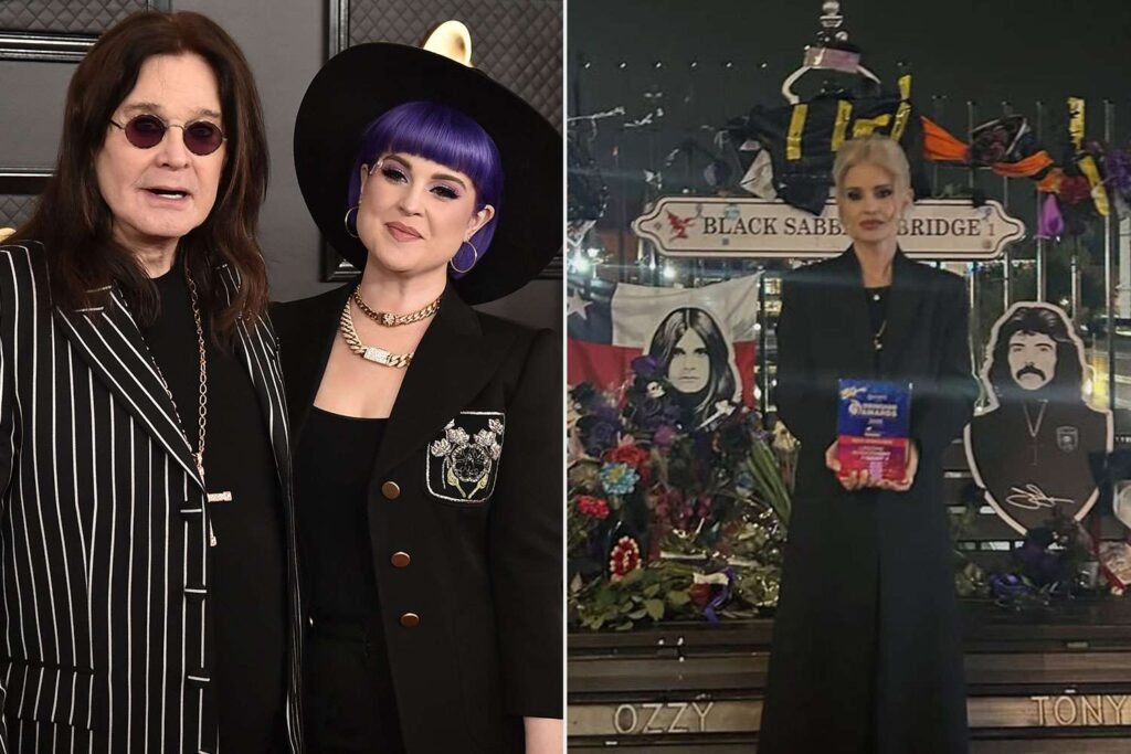 Kelly Osbourne Accepts Lifetime Achievement Award for Ozzy Osbourne After His Death