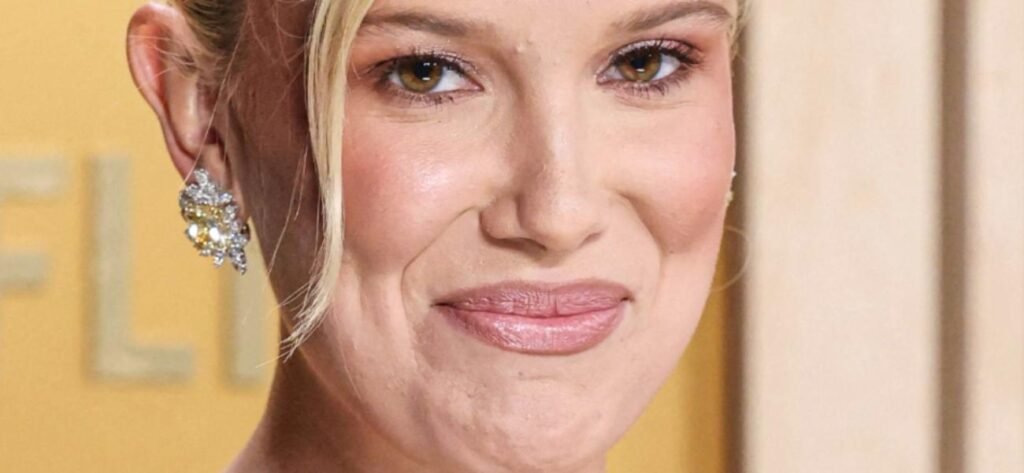 Millie Bobby Brown Frees The Nipple At The Pumpkin Patch While Braless