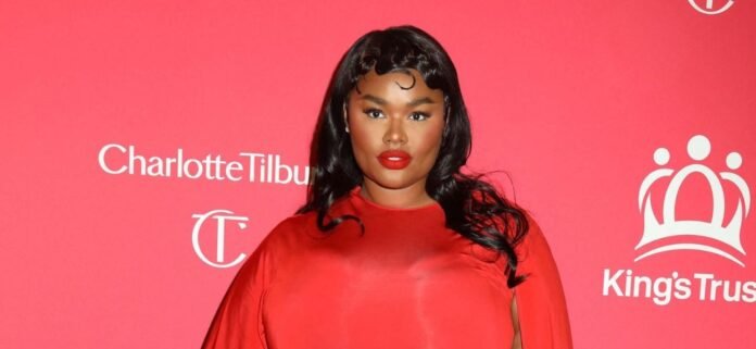 Precious-Lee.jpg Precious Lee Bares Chest In Green Bodysuit, Fan Cries ‘Obsessed’