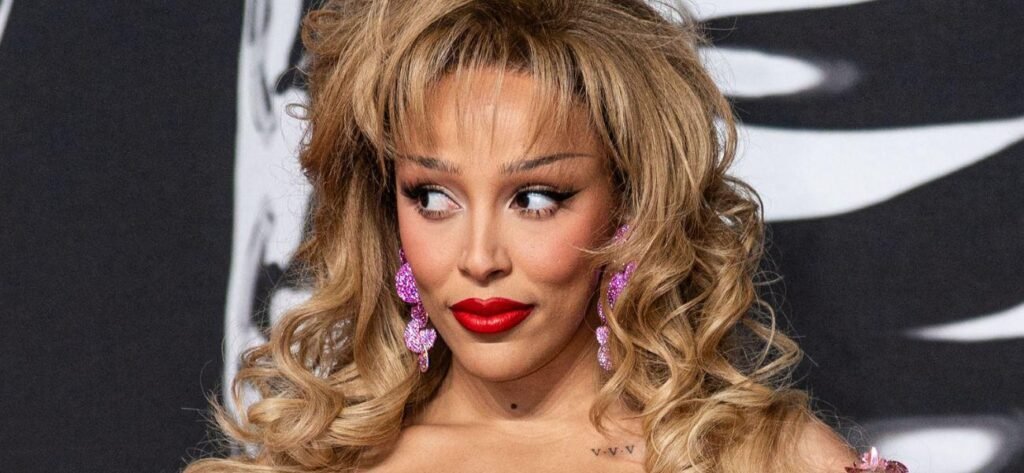 Fans Accuse Doja Cat Of ‘Copying Sabrina’ After Lacy Bridal Look