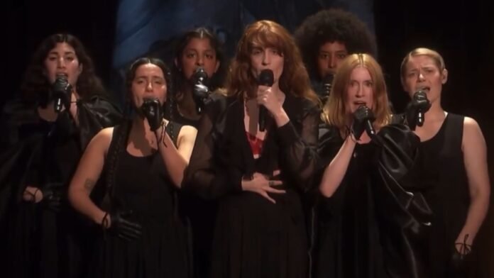 florence-the-machine-graham-norton.jpg Florence + The Machine Make “Everybody Scream” on The Graham Norton Show: Watch