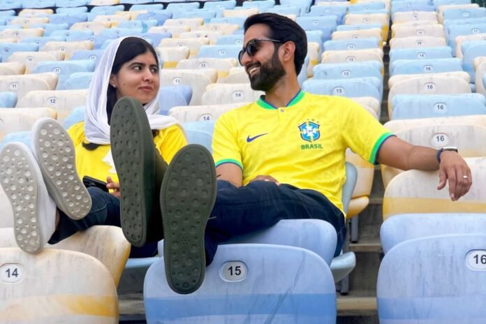 malala-yousafzai-asser-malik-maracana-stadium-101425-c49f30d76b79478688206017a4b0968f.jpg Why Malala and Husband Asser Malik Launched Women’s Sports Initiative (Exclusive)