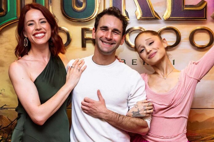 wicked-for-good-screening-Allie-Trimm-Aaron-Simon-Gross-Ariana-Grande-2-102825-4c813c4b002545a6b79d4.jpeg Ariana Grande Reunites with Former Broadway Costars at 'Wicked' Screening
