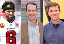 Baker Mayfield Mocks His Brutal School Arrest Throughout Look on ManningCast Baker Mayfield Mocks His Brutal College Arrest During Appearance on ManningCast