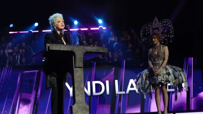 Cyndi-Lauper-Rock-Hall.jpeg Cyndi Lauper Celebrates Rock Hall Induction with Greatest Hits Set, Chappell Roan Induction