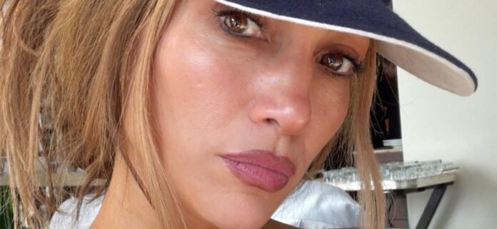 Jennifer-Lopez-cap-1300.jpg Jennifer Lopez 'Embarrassing Herself' In Braless Bodysuit That's Inappropriate For A Wedding