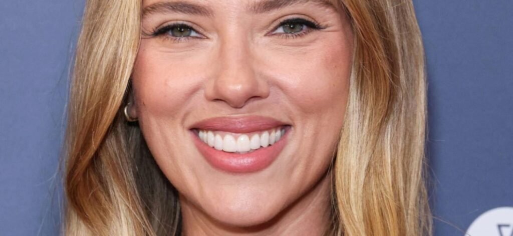 Scarlett Johansson Offers A 'Beautiful View' In Sheer Braless Dress