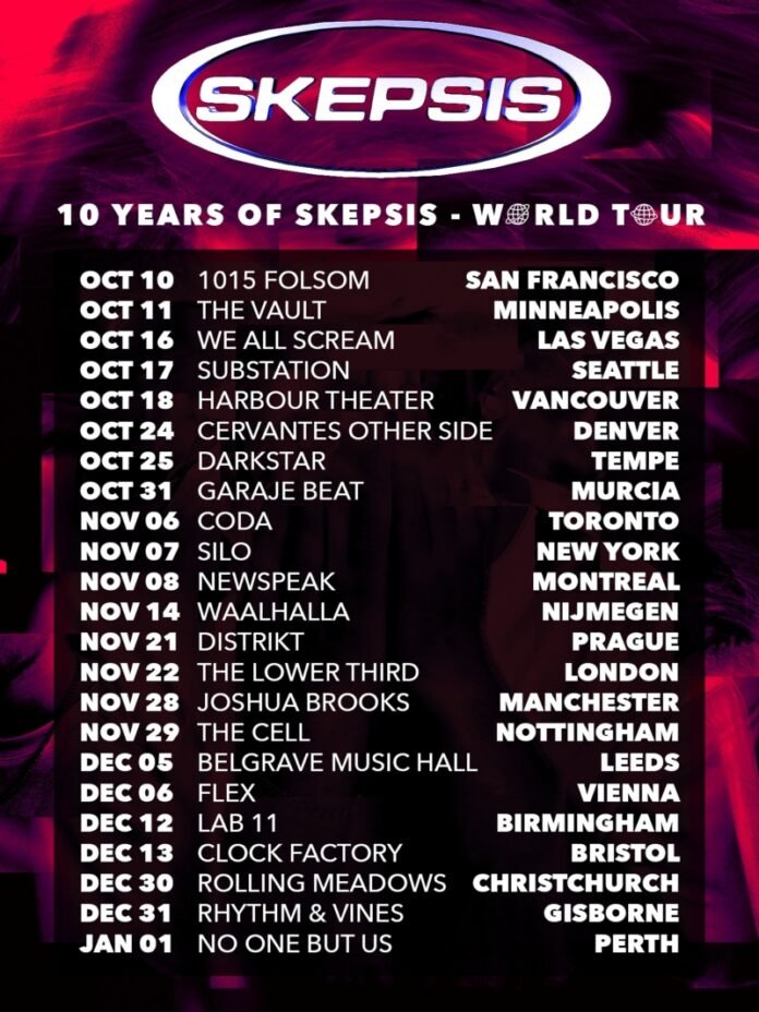 Skepsis celebrates his music career with massive '10 YEARS OF SKEPSIS WORLD TOUR'