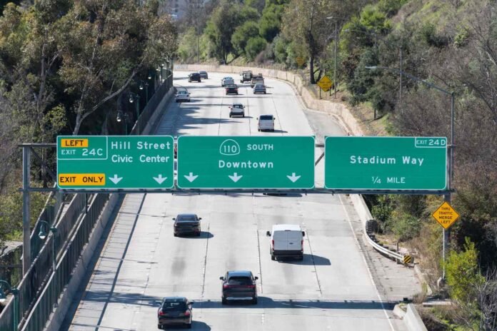 The-110-Freeway-112825-1d3e0e98351444e7bac818ef8e8a9c3a.jpg Man Charged for Allegedly Shutting Down Freeway During Rush Hour for Music Video