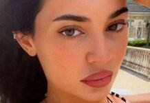 Kylie Jenner Flaunts 'Mommy Milkers' In Tiny Polka Dot Bikini Kylie Jenner Flaunts 'Mommy Milkers' In Tiny Polka Dot Bikini