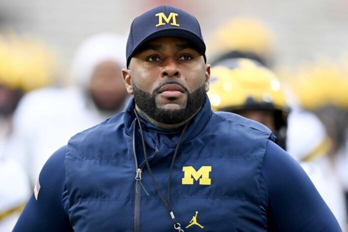 1765530896_Sherron-Moore-121025-1-03ea1d2629414a2b80f23cec986d082f.jpg Michigan Football Head Coach Detained by Police After He's Fired Over Alleged ‘Inappropriate Relationship’