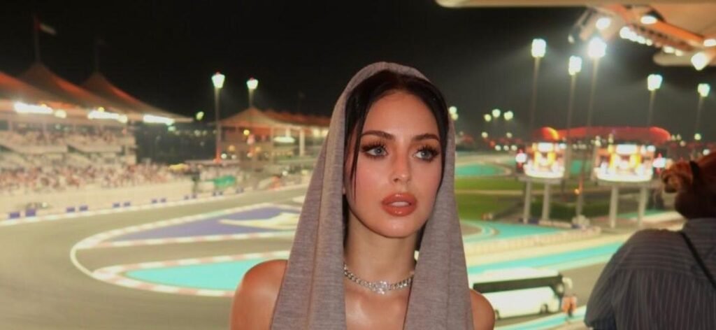 Camilla Araujo's Trackside Look Ignites Buzz At The Abu Dhabi Grand Prix