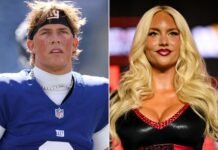 Jaxson Dart Sparks Romance Rumors with Marissa Ayers at Giants Sport Jaxson Dart Sparks Romance Rumors with Marissa Ayers at Giants Game