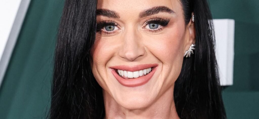 Katy Perry A 'Walking Skeleton' In Braless Minidress And Heels