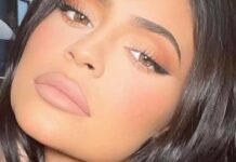 Kylie Jenner Highlights Her 'Balloons' In Unzipped Jacket Whereas Shirtless Kylie Jenner Highlights Her 'Balloons' In Unzipped Jacket While Shirtless
